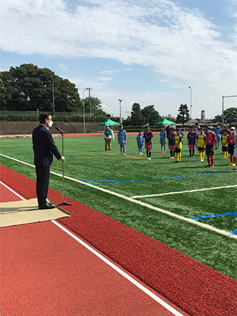 第40回松木杯争奪少年サッカー大会 開会式の画像