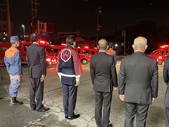 令和5年度 歳末特別警戒出動式の画像