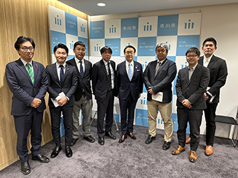 連合千葉総武地域協議会市川浦安地区連絡会より 要望書の提出の画像