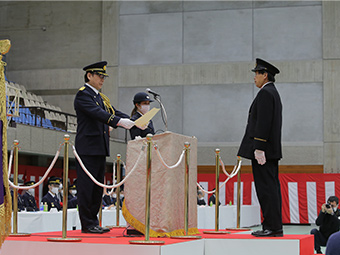令和5年　市川市消防出初式の画像