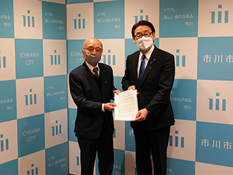 自治会より要望書提出の画像