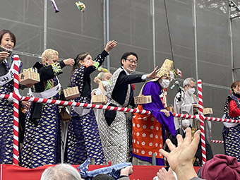 大本山中山法華経寺 令和四年度節分追儺式の画像