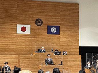 令和5年2月市議会定例会 施政方針演説の画像