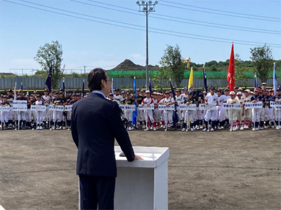 市川市少年野球連盟 第44回（令和5年度）市川市少年野球夏季大会開会式の画像