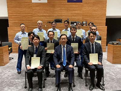 職員表彰式の画像