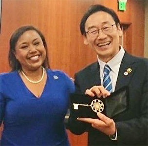 ガーデナ市表敬訪問の画像