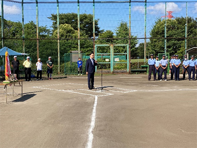市川市ソフトボール協会 第36回市川市長杯高等学校女子ソフトボール大会 開会式の画像