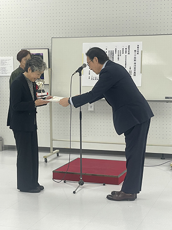 市川市写真連盟　第34回市川市写真展表彰式の画像