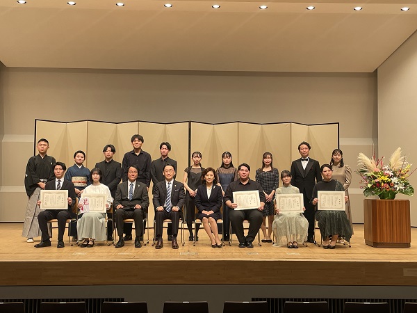 市川市文化振興財団 第37回 新人演奏家コンクール 表彰式の画像