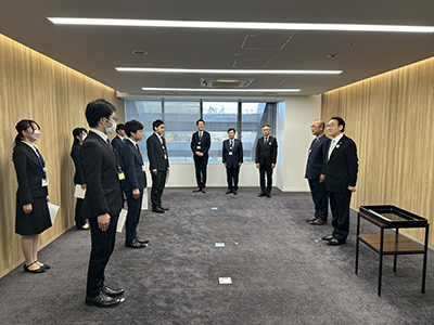 行徳郷土資料館構想プロジェクトチーム辞令交付式の画像