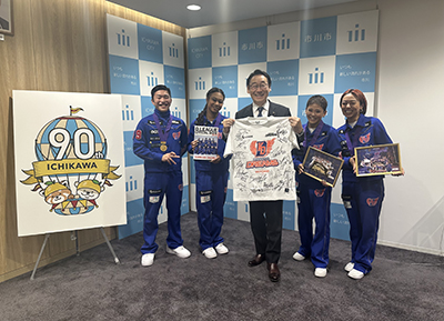 ダンスチーム　Kadokawa Dreams市長表敬訪問の画像