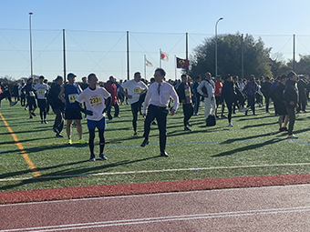 市川市サッカー協会　Shapo市川カップ2024第54回市川市少年サッカー親善大会6年生の部　開会式の画像