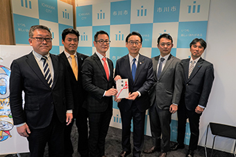 市川青年会議所　寄附贈呈式の画像