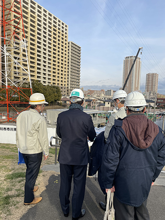 市川南ポンプ場等 視察の画像