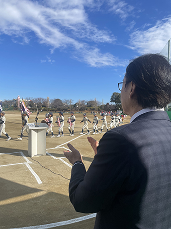 葛南少年野球連盟『第91回春季大会』『第51回低学年大会』開会式の画像