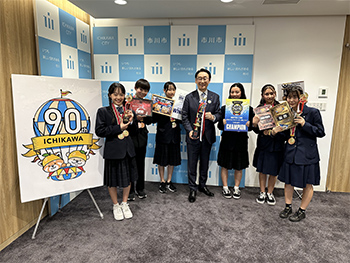 ダンスチーム　illmatic（イルマテック）　表敬訪問の画像