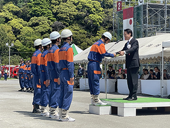 市制施行90周年記念事業
令和6年度（第64回）市川市消防団消防操法大会の画像