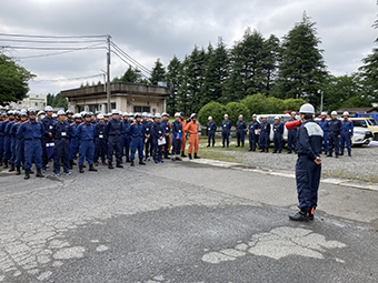 現地水防活動訓練の画像