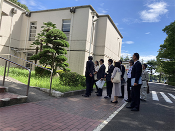 市川市斎場・東国分1丁目市民農園　視察の画像