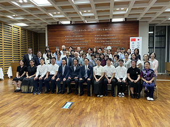 楽山市青少年代表団 市長・議長表敬訪問の画像