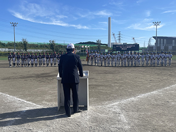市川市少年野球連盟　第22回「JAいちかわ旗争奪」
市川市少年野球連盟ブロック対抗選抜大会　閉会式の画像