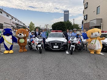 令和6年秋の全国交通安全運動合同出動式の画像