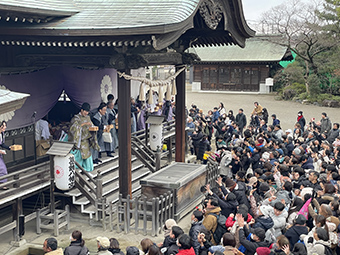 葛飾八幡宮祭礼　節分祭の画像