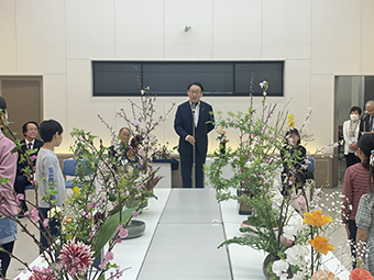 市川市花道協会
第80回記念「いけばな展」こどもいけばな展　表彰式の画像