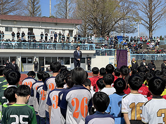 行徳ライオンズクラブpresents
第46回春季少年サッカー親善大会 開会式の画像