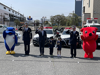 令和7年 春の全国交通安全運動合同出動式の画像