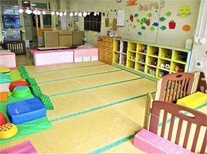 1歳児保育室の画像