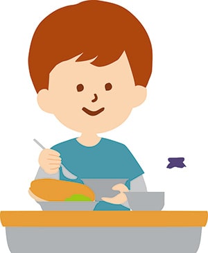 学校給食費が無償になりますの画像