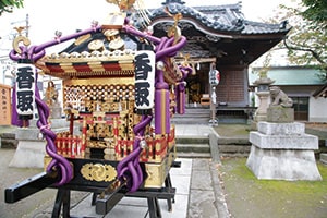 神輿、獅子頭 (ししがしら)の 展示・紹介の画像