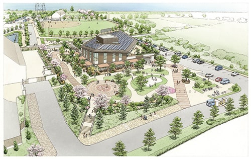 画像:こども施設完成イメージ(令和6年度完成予定)