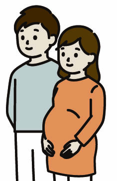 妊娠中とその同居家族の方の画像