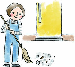 家のまわりもきれいにの画像1