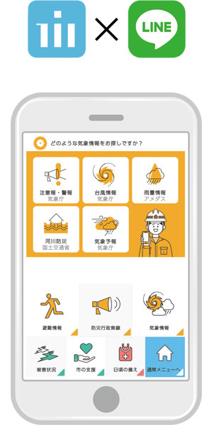 災害情報が幅広く入手できるようになりましたの画像