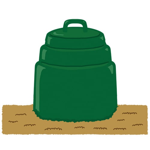 画像:コンポスト(生ごみ堆肥化容器)