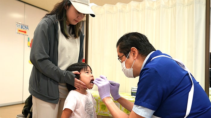 画像:3歳児歯科健康診査