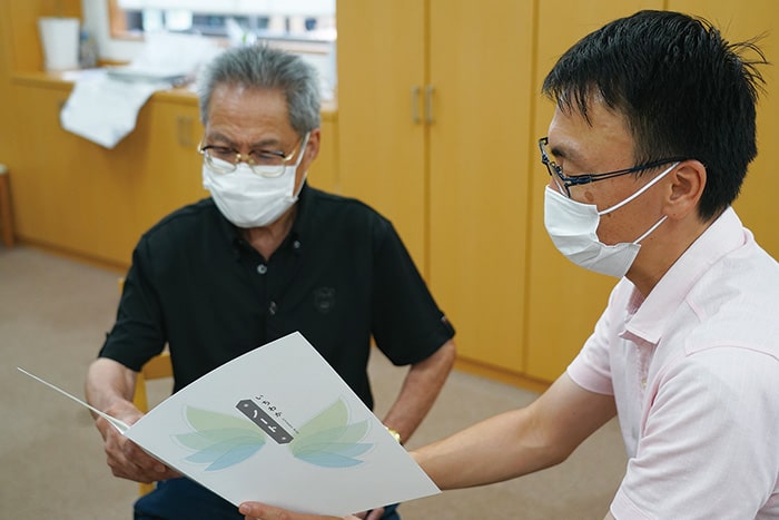 面接の様子の画像