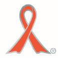 虐待防止のシンボル「オレンジリボン」の画像