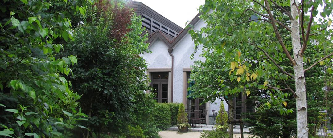 東山魁夷記念館の中庭