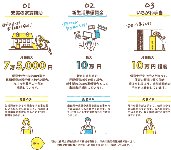 いちかわで保育士になる3つの魅力