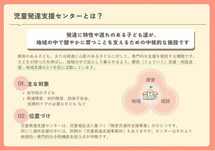 児童発達支援センターとは（上）？