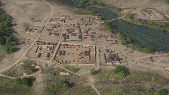 下総国府の中心地、「国庁」とその周辺