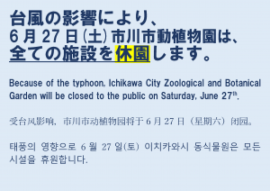 臨時休園案内
